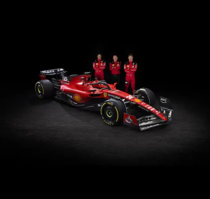 ferrari sf23 leclerc sainz vasseur