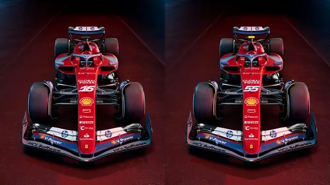 ferrari sf24 azul front