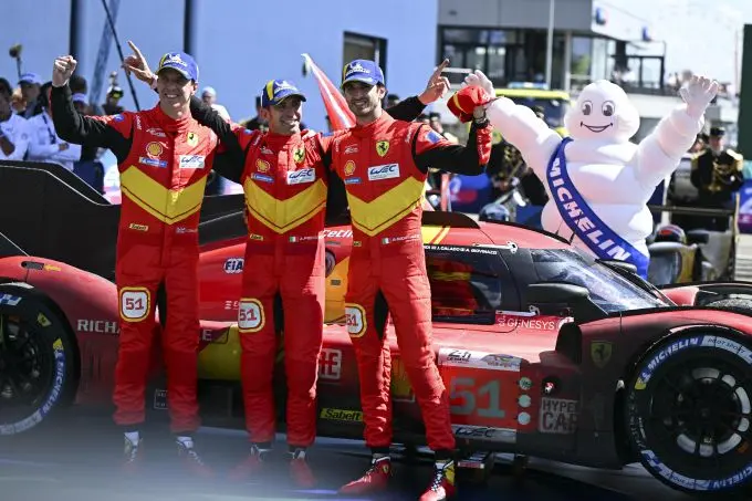 ferrari win le mans