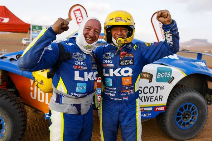 finish stage 2 tim and tom coronel dakar 2023