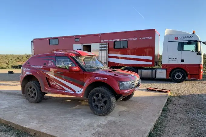 fireant rally team van jaap betsema voor het eerst naar morocco desert challenge