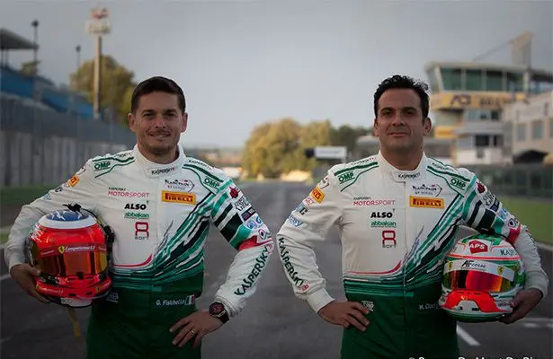 fisichella en cioto kaspersky motorsport