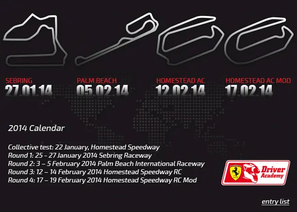 florida winter series ferrari driver academy