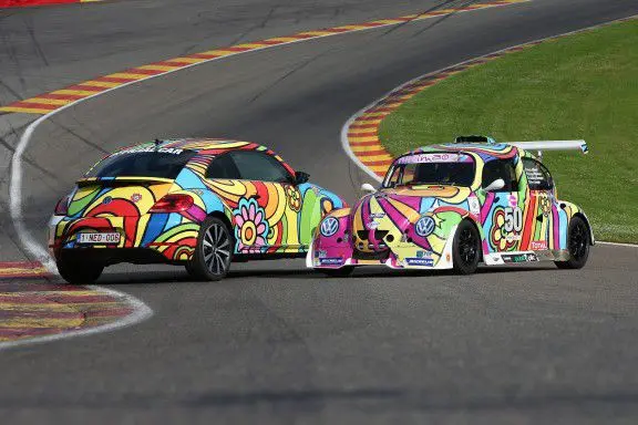 flower power vw fun cup