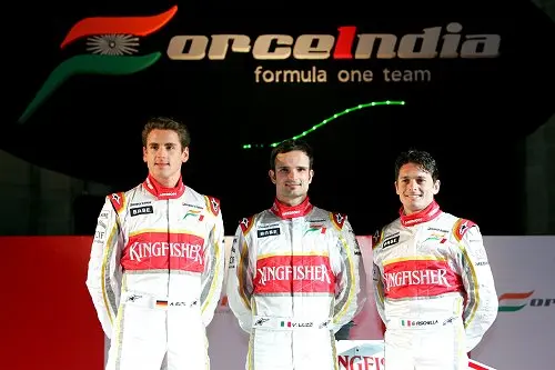 force india f1 line up 2009