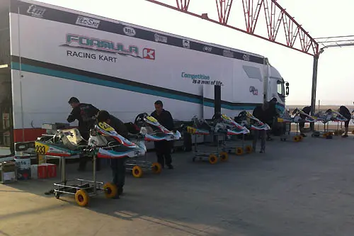formula k europe racing team in zuera