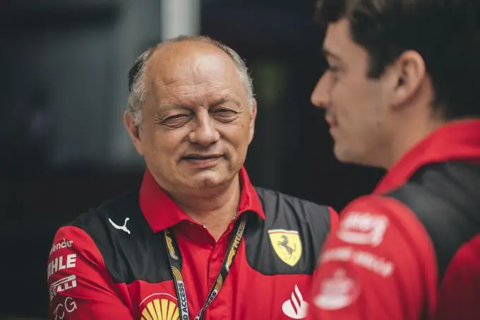frederic vasseur charles leclerc 230110 scuderia ferrari canadian gp report friday min
