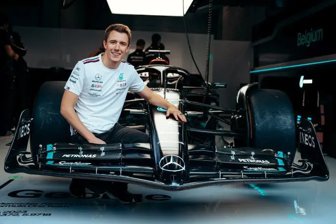 frederik vesti f1 mercedes 20230729 mamg f1 belgian gp kawka 65