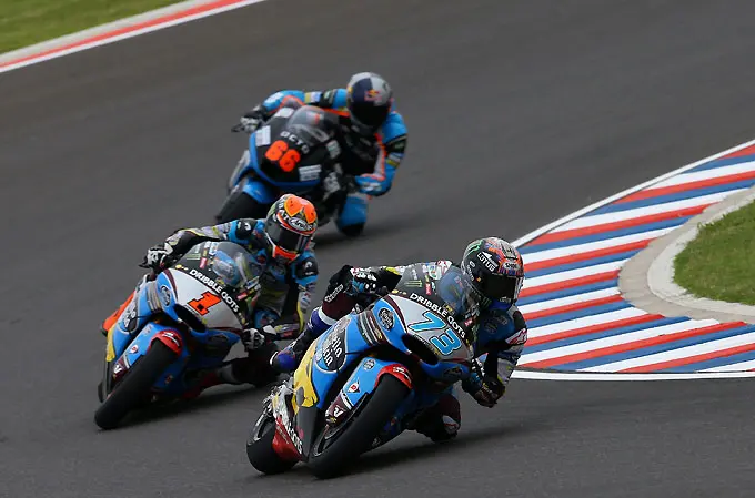 gamma racing tt alex marquez en tito rabat action