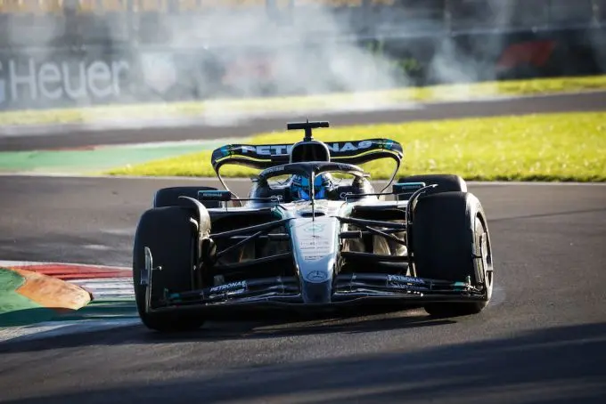 george russell monza race