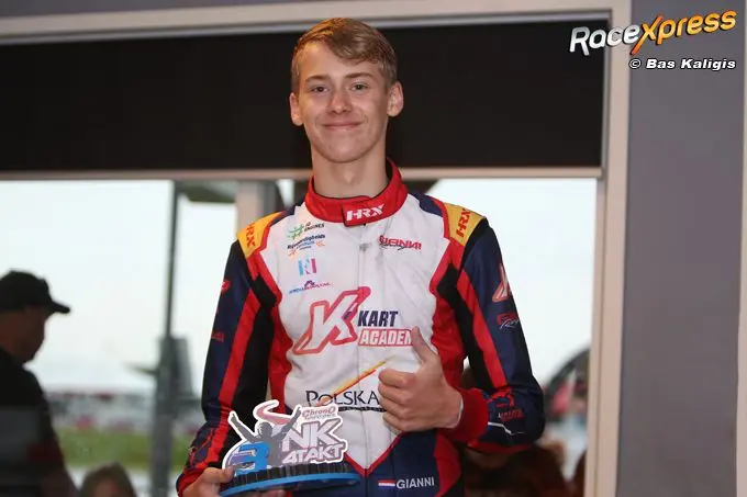 gianni van de craats podium ij nk karting id0g5780