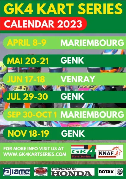gk4 kart series kalender 2023