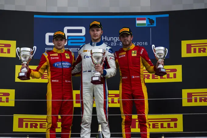 gp2 podium hongarije