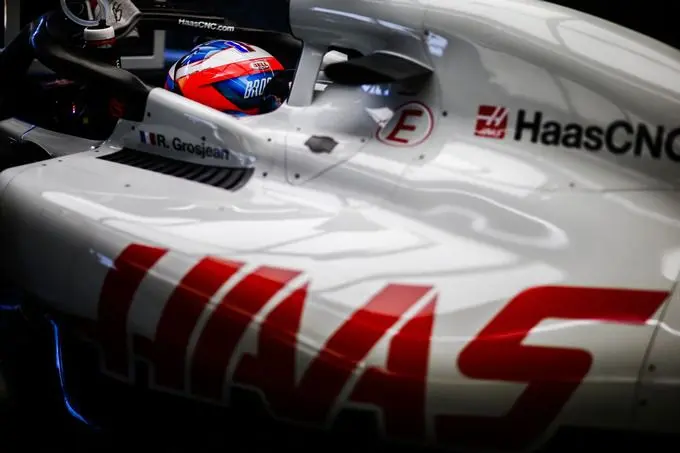 haas f1 romain grosjean
