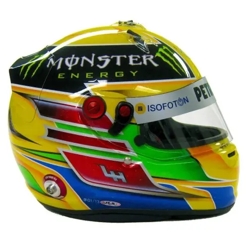 hamilton helmet 2013 mercedes amg f1 team