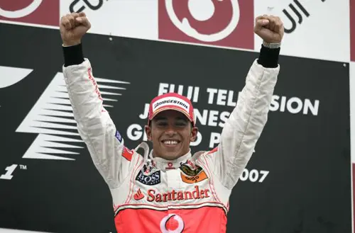 hamilton podium