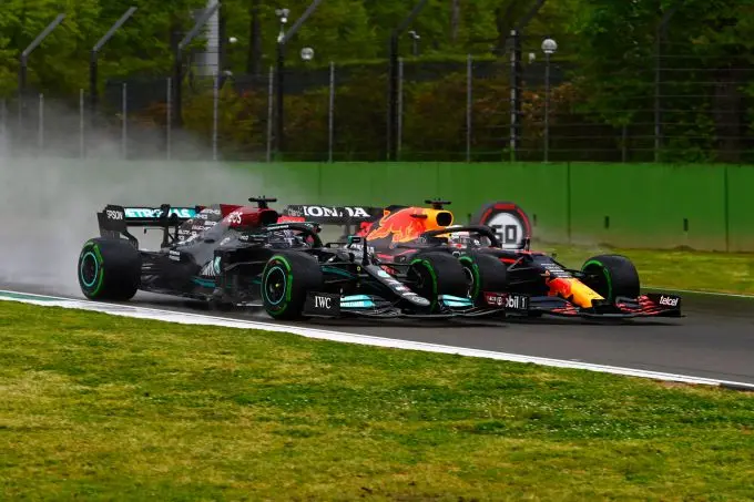 hamilton verstappen imola intermediates