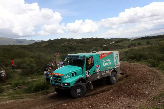 hans stacey iveco powerstar dakar team de rooy racexpress