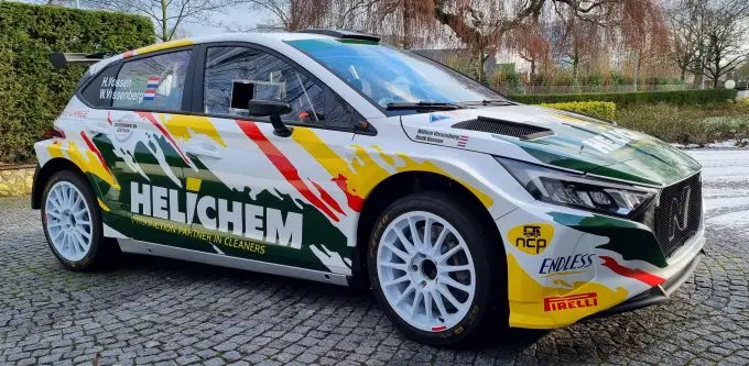 helichem rally team het nieuwe rallywapen van henk vossen de hyundai i20 rally2 240118