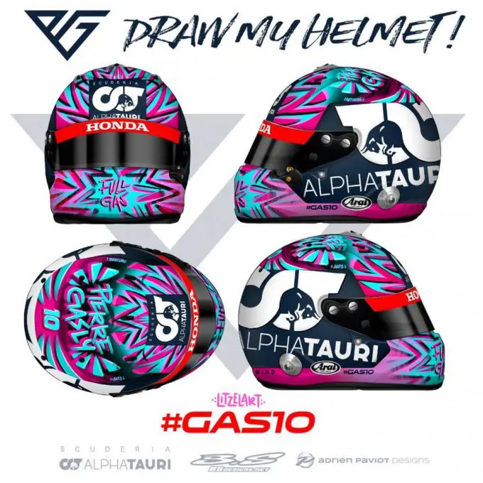 helm pierre gasly