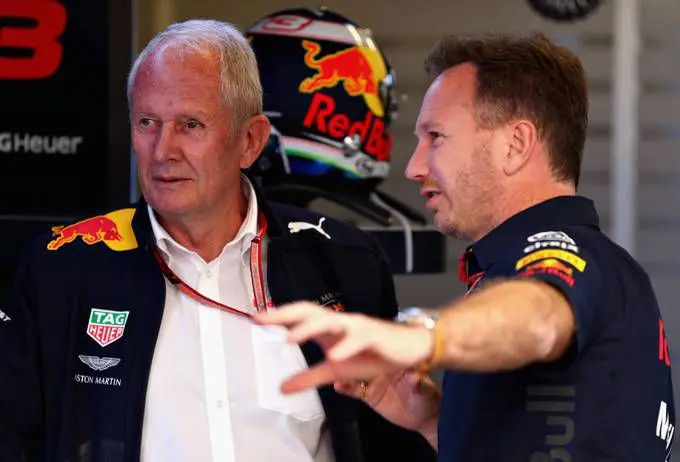 helmut marko en christian horner