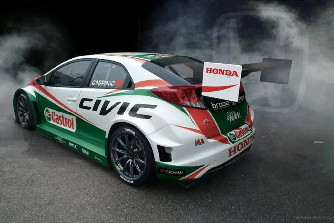 honda civic wtcc 2014 1