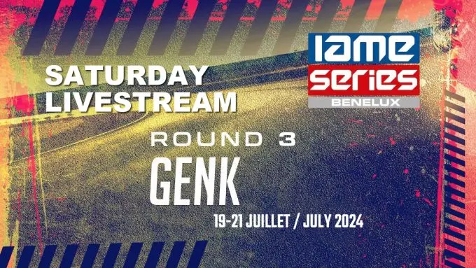 iame benelux series rd 3 2024 genk live saturday