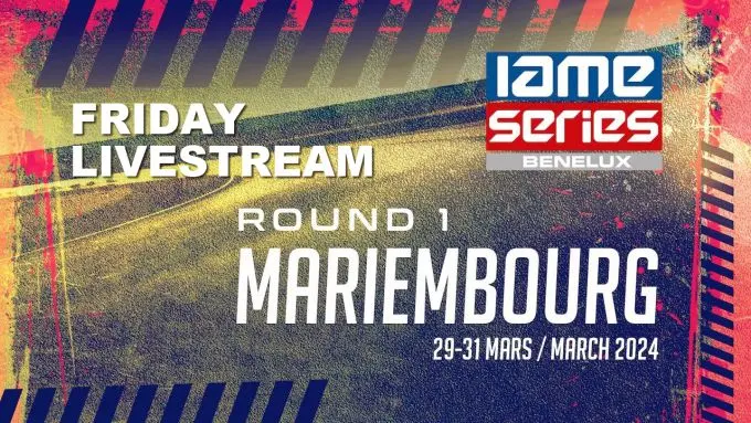 iame benelux seris rd 1 2024 mariembourg live friday