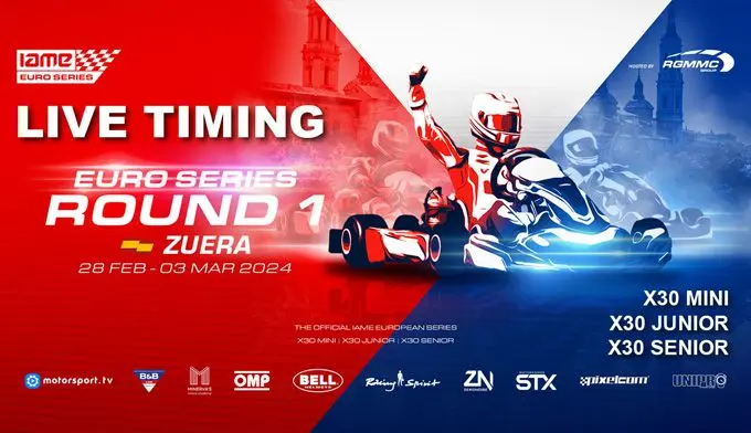 iame euro series rd 1 2024 live timing