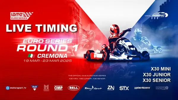 iame euro series rd 1 2025 live timing