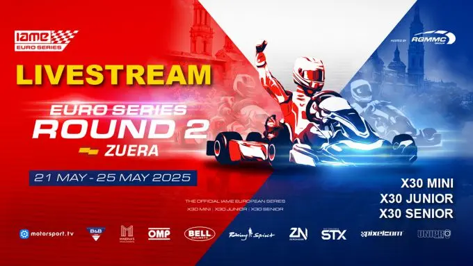 iame euro series rd 2 2025 livestream