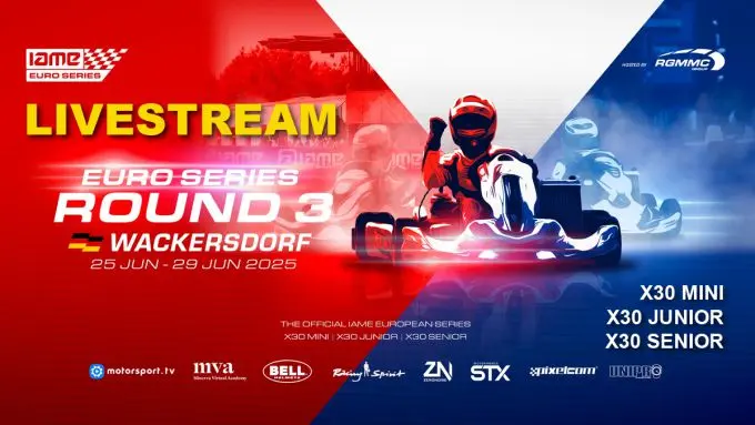 iame euro series rd 3 2025 livestream
