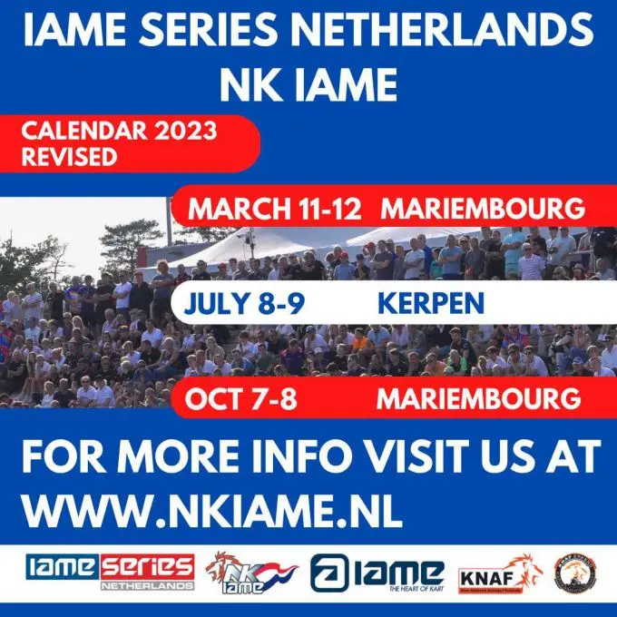 iame series netherlands