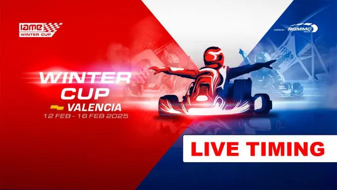 iame winter cup 2025 live timing 1