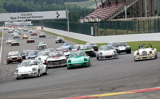 indrukwekkend startveld tijdens spa summer classic rx 680