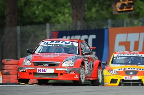 jaap van lagen lada wtcc imola 2009 rx 500