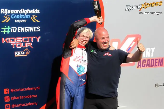 jenson de leeuw vader en zoon de leeuw champagnedouche op komst