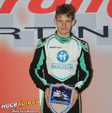 jort van wijk wint laatste nk in spa en wordt vice kampioen op 1 punt bij nk karting mk