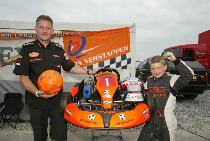 jos and max verstappen mini champion 2006