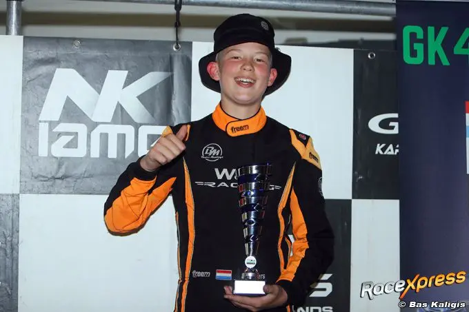 karttalent dani boers racet naar podium in genk