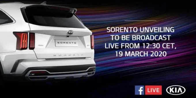 kia onthult nieuwe sorento via facebook livestream