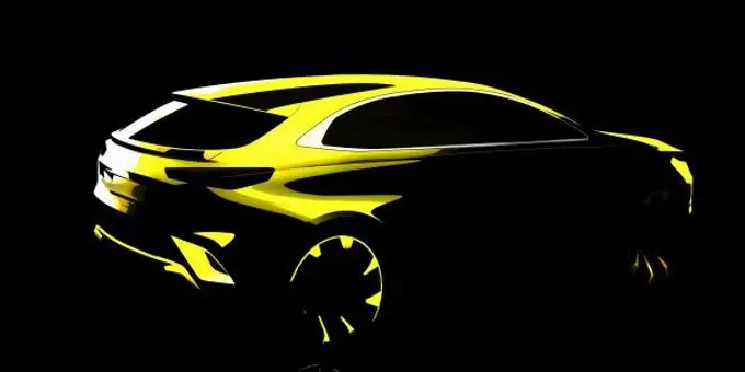 kia toont eerste schets van stijlvolle ceed crossover