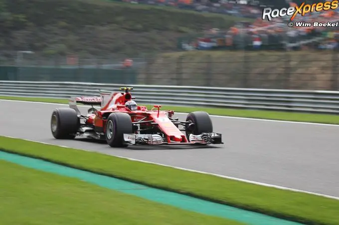 kimi raikkonen belgian gp 2017