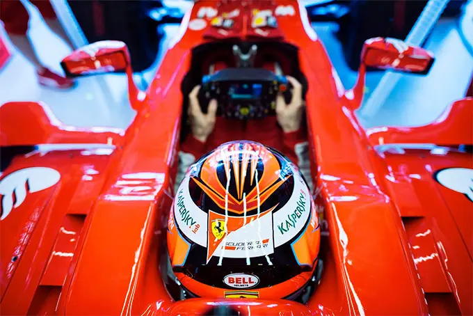 kimi raikkonen cockpit melbourne