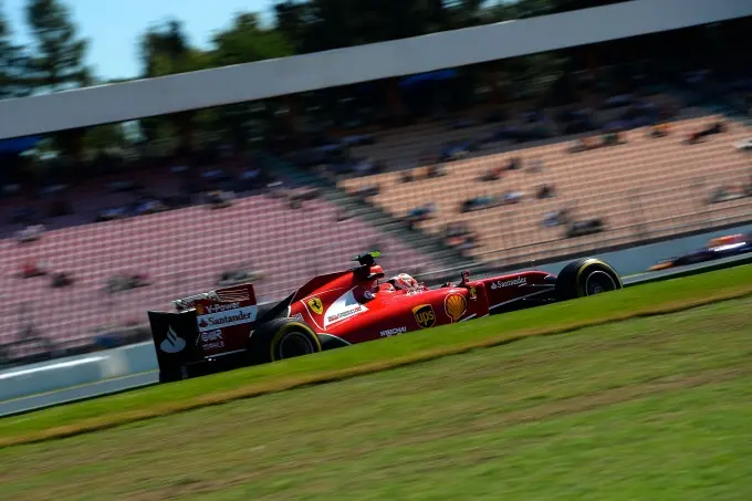 kimi raikkonen hockenheimring 2014 race