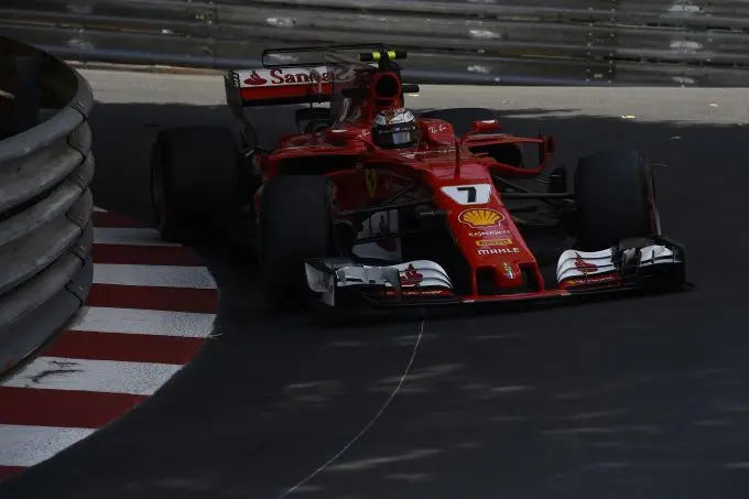 kimi raikkonen pole position monaco