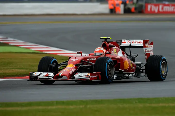 kimi raikkonen silverstone 2014