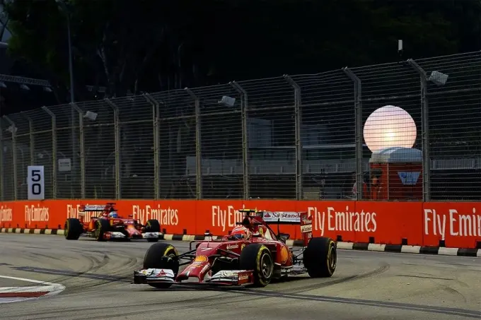 kimi raikkonen singapore 2014
