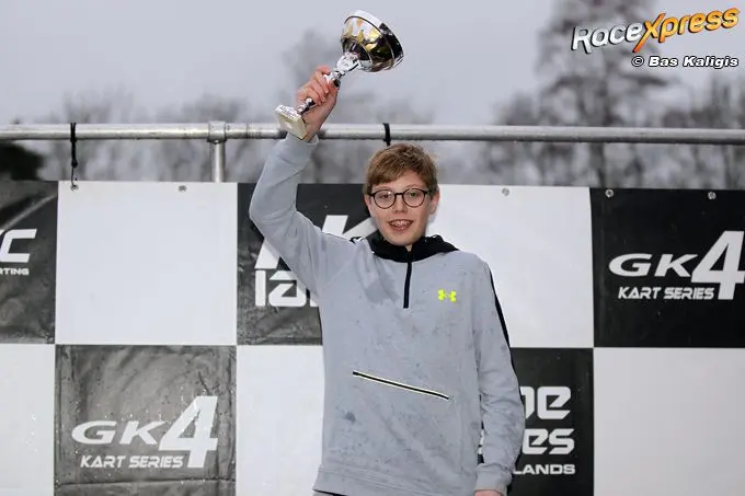 koen de rooy podium voor racetalent koen de rooy bij nk karting
