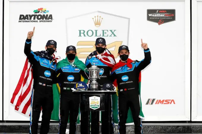 konica minolta acura arx05 helio castroneves alexander rossi filipealbuquerque rickytaylor